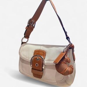 Coach Soho Hampton leather flap shoulder bag